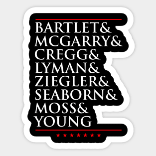 west wing actor Sticker